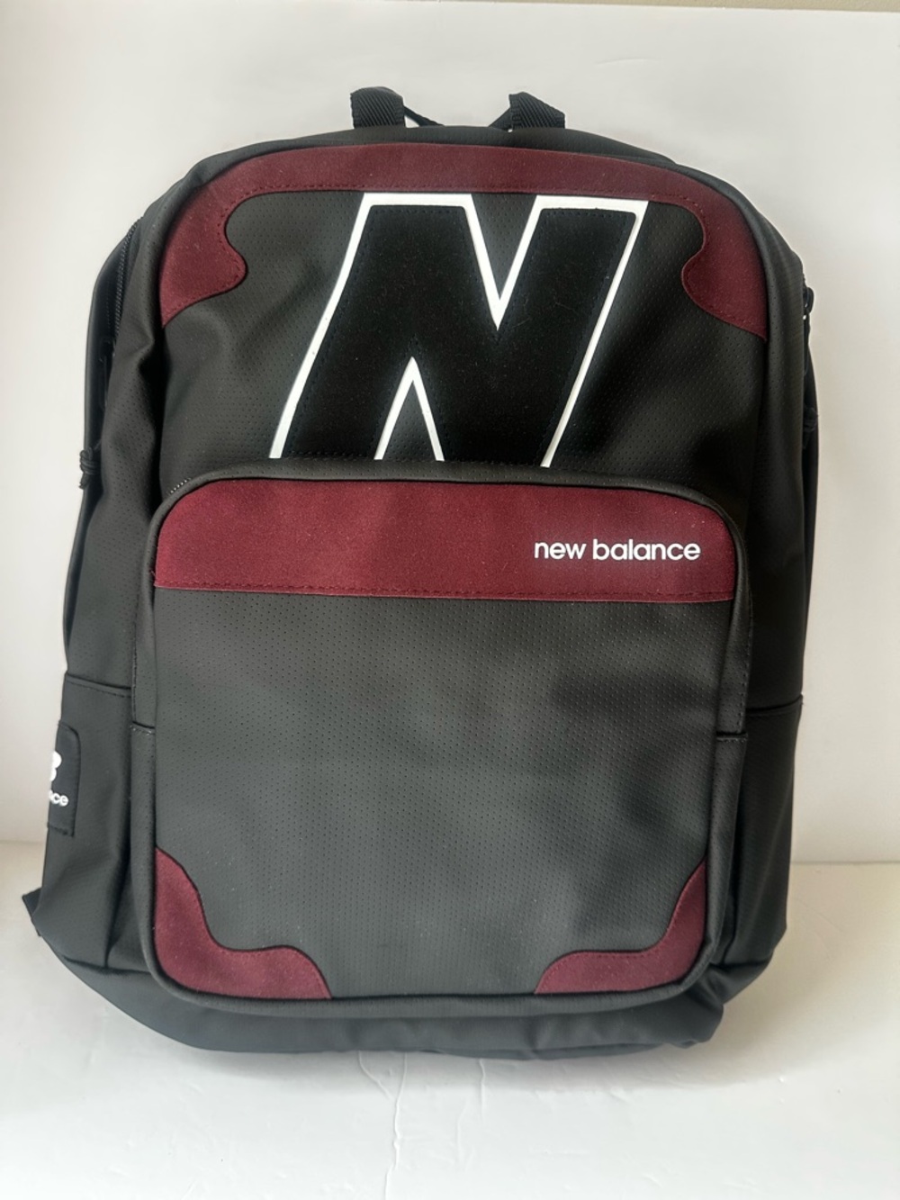 New Balance Legacy Black & Burgundy Laptop Backpack